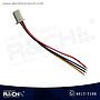 CN-C284FM Conector automotriz con cable 4 pin 2.8mm F+M