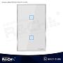 SW-T0US2C Switch Inteligente touch Doble para empotrar wi-fi Sonoff