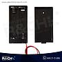 PR-B2XAACN Porta Batería 2xAA Negro tipo Case Incluye Switch