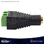 AD-104F Adaptador Jack Mono Hembra a Bornera 2 Pin