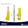 PL-343Y Plug Banana Apilable Amarilla Aislada