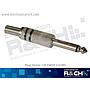 PL-101A plug mono 1/4 metal c/cola